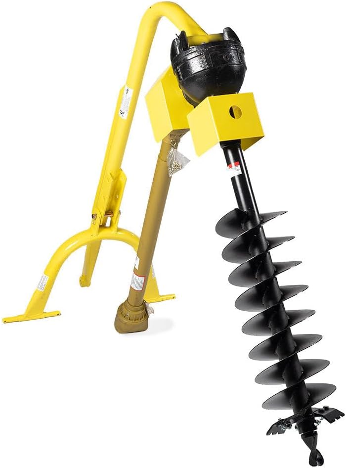 Post Hole Digger with 6in Auger Attachment 60 HP 3 Point